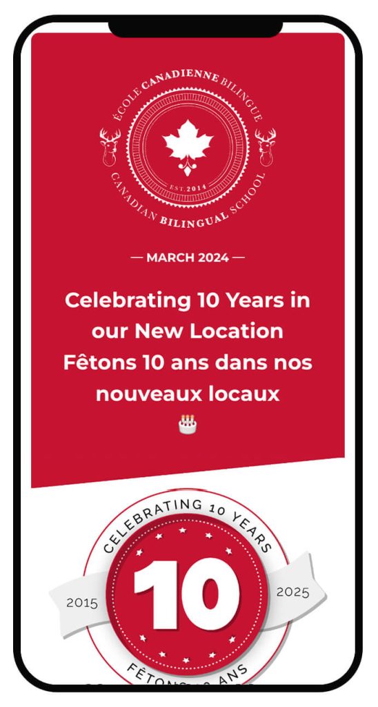 Canadian Bilingual School of Paris - Newsletter